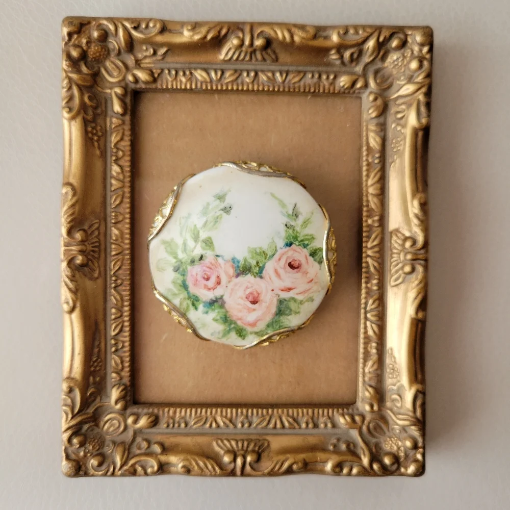 Vintage pretty painted